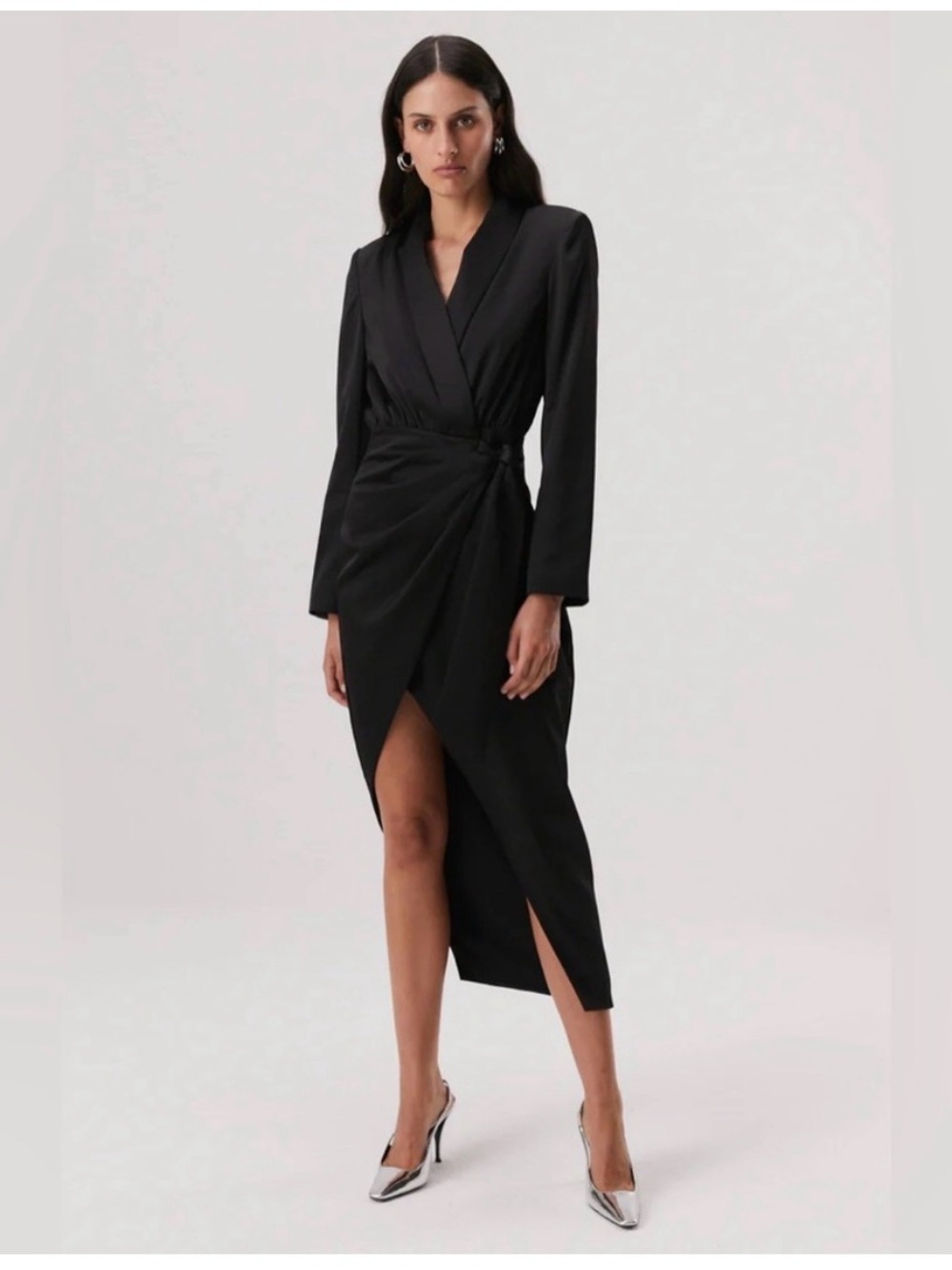 NWT MISHA COLLECTIVE Acco Asymmetrical Midi dress